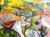 Picnic in the Desert 2024 22x28 - Signed Twice - California Original Painting by Dixie Salazar - 3 Picnic in the Desert 2024 22x28 - Signed Twice - California Original Painting by Dixie Salazar - 3