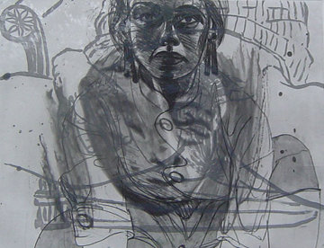 Untitled Etching 1986 Limited Edition Print - David Salle