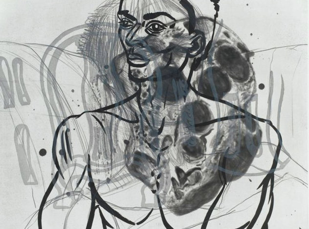 Untitled Etching 1986 Limited Edition Print by David Salle