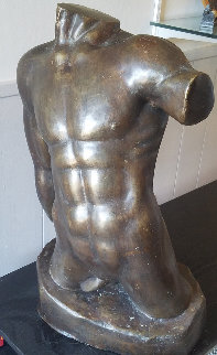 Male Torso Nude Bronze Sculpture 28 in Sculpture - Victor Salmones Male Torso Nude Bronze Sculpture 28 in Sculpture - Victor Salmones