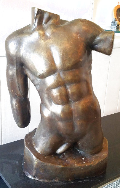 Nude Male Torso Bronze Sculpture 29 in Sculpture by Victor Salmones