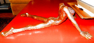 Untitled Male Nude Bronze Sculpture 1976 16 in Sculpture - Victor Salmones Untitled Male Nude Bronze Sculpture 1976 16 in Sculpture - Victor Salmones