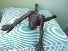 Untitled Male Nude Bronze Sculpture 1976 16 in Sculpture by Victor Salmones - 6