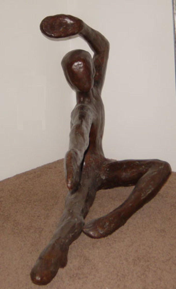 Bailarin Life Size Bronze Sculpture 1973 72 in Sculpture by Victor Salmones
