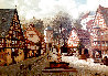 Untitled German Village 17x21 Original Painting by Peter Samberger - 0