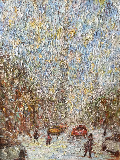 Rue St. Denis 1997 40x34 Original Painting - Samir Sammoun Rue St. Denis 1997 40x34 Original Painting - Samir Sammoun