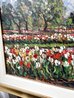 Tulips Boston Park II 2000 32x36 - Massachusetts Original Painting by Samir Sammoun - 4