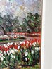 Tulips Boston Park II 2000 32x36 - Massachusetts Original Painting by Samir Sammoun - 5