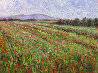 Field of Flowers 2001 36x44 Huge Original Painting by Samir Sammoun - 0