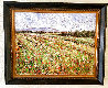 Field of Flowers 2001 36x44 Huge Original Painting by Samir Sammoun - 4