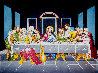 Last Supper 1920 20x24 Original Painting by Ernesto Sanchez - 0
