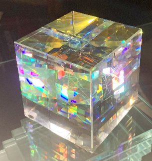 Untitled Glass Sculpture 3x3 Sculpture - Toland Sand Untitled Glass Sculpture 3x3 Sculpture - Toland Sand