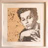 Portrait of Egon Schiele 1997 13x13 Works on Paper (not prints) by Jonathan Santlofer - 1