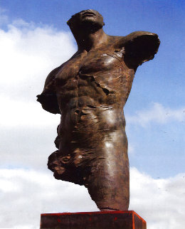 Torso 220 Life Size Unique Bronze Sculpture 2006 88 in Sculpture - Roberto Santo Torso 220 Life Size Unique Bronze Sculpture 2006 88 in Sculpture - Roberto Santo