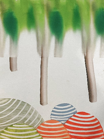 Untitled (Trees) Monotype 2004 Works on Paper (not prints) - Sanya Kantarovsky