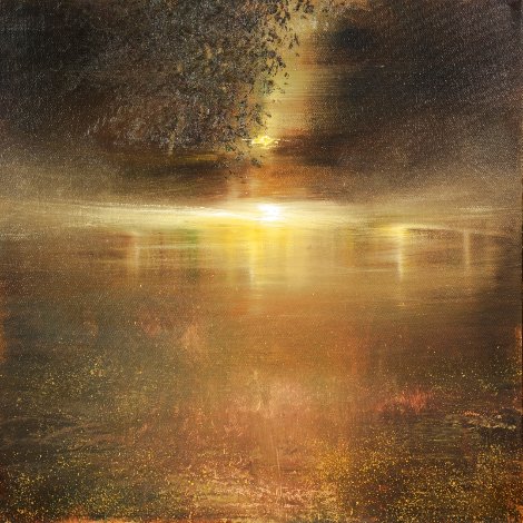 Sunrise, Reflected 2016 20x20 Original Painting - Maurice Sapiro