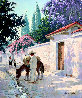 Cuernavaca in Full Bloom 30x25 - Mexico Original Painting by Arthur Sarnoff - 0