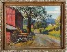 Country Road Original 1957 28x36 Early Original Painting by Arthur Sarnoff - 1