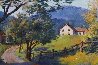 Country Road Original 1957 28x36 Early Original Painting by Arthur Sarnoff - 3
