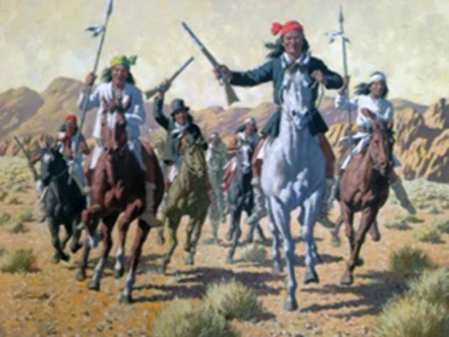 Geronimo Original Painting by Arthur Sarnoff