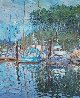 River Reflections 1983 41x36 Original Painting by Marco Sassone - 0