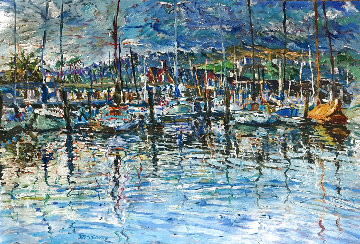 Santa Monica Composizione 42x52 Super Huge Original Painting - Marco Sassone Santa Monica Composizione 42x52 Super Huge Original Painting - Marco Sassone