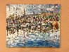 Santa Monica Composizione 42x52  Huge Original Painting by Marco Sassone - 1