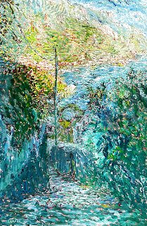 Verso in Mare 1999 (Early) 62x42 Huge Original Painting - Marco Sassone Verso in Mare 1999 (Early) 62x42 Huge Original Painting - Marco Sassone