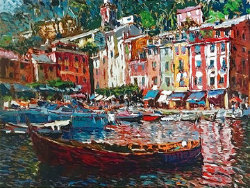 Colori Di Portofino 1985 Limited Edition Print - Marco Sassone Colori Di Portofino 1985 Limited Edition Print - Marco Sassone
