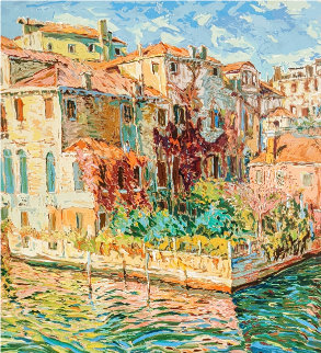 Venetian Garden AP 1984 Limited Edition Print - Marco Sassone Venetian Garden AP 1984 Limited Edition Print - Marco Sassone