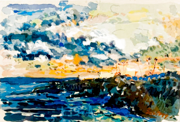 Sunset Cliffs 1981- Early Limited Edition Print by Marco Sassone