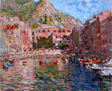 Vernazza Rosa AP 1988 Limited Edition Print - Marco Sassone Vernazza Rosa AP 1988 Limited Edition Print - Marco Sassone