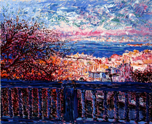 San Francisco Terrace AP 1983 - California Limited Edition Print by Marco Sassone