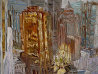 Pan Pacific View, San Francisco 1990 48x65 - Huge - Mural Size - California Original Painting by Marco Sassone - 1