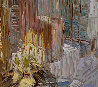 Pan Pacific View, San Francisco 1990 48x65 - Huge - Mural Size - California Original Painting by Marco Sassone - 3