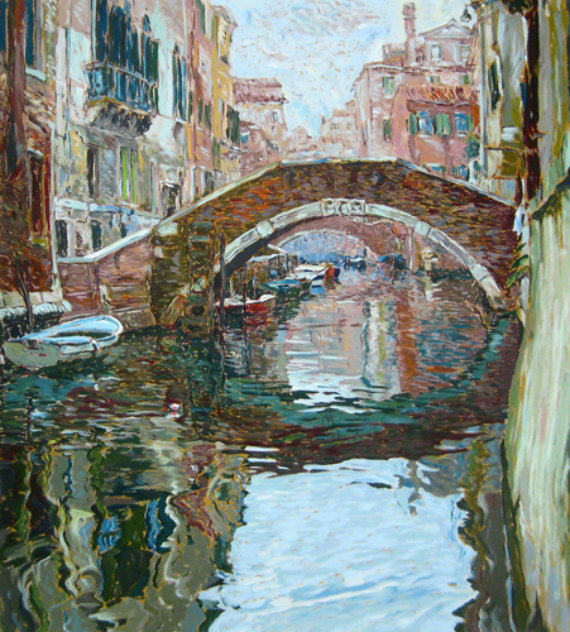 Venice Canal 1988 - Italy Limited Edition Print by Marco Sassone