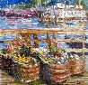 Houseboat Flowers AP 1988 - San Francisco Limited Edition Print by Marco Sassone - 0
