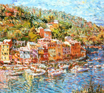 Portofino Reflections AP 1986 Limited Edition Print - Marco Sassone Portofino Reflections AP 1986 Limited Edition Print - Marco Sassone