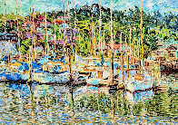 Sausalito Marina AP 1985 Limited Edition Print by Marco Sassone - 0 Sausalito Marina AP 1985 Limited Edition Print by Marco Sassone - 0