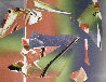 Delicate Space 1990 22x15 Original Painting by Saul White - 0