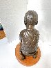 Untitled Boy Bronze Sculpture 1990 8 in Sculpture by Jo Saylors - 3