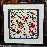 Cock and Cherries 1990 Limited Edition Print by Italo Scanga - 1 Cock and Cherries 1990 Limited Edition Print by Italo Scanga - 1