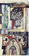Sacro Speco 1988 71x38 Huge Limited Edition Print by Italo Scanga - 0 Sacro Speco 1988 71x38 Huge Limited Edition Print by Italo Scanga - 0