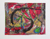 Abstract Composition 1950 25x29 Original Painting by Rolph Scarlett - 1