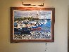 Blue Sloop: Nassau 40x45 - Huge - Bahamas Original Painting by Howard Schafer - 2