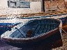 Blue Sloop: Nassau 40x45 - Huge - Bahamas Original Painting by Howard Schafer - 5