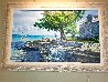 Home on the Point 32x48 - Huge - Caribbean Original Painting by Howard Schafer - 1