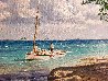 Home on the Point 32x48 - Huge - Caribbean Original Painting by Howard Schafer - 4