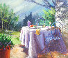 Breakfast With Monet 2014 36x42 Huge Original Painting by Tim Schaible - 0