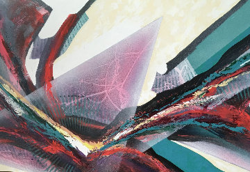 Untitled Painting 1993 48x96 Mural Super Huge Original Painting - Roy Schallenberg Untitled Painting 1993 48x96 Mural Super Huge Original Painting - Roy Schallenberg